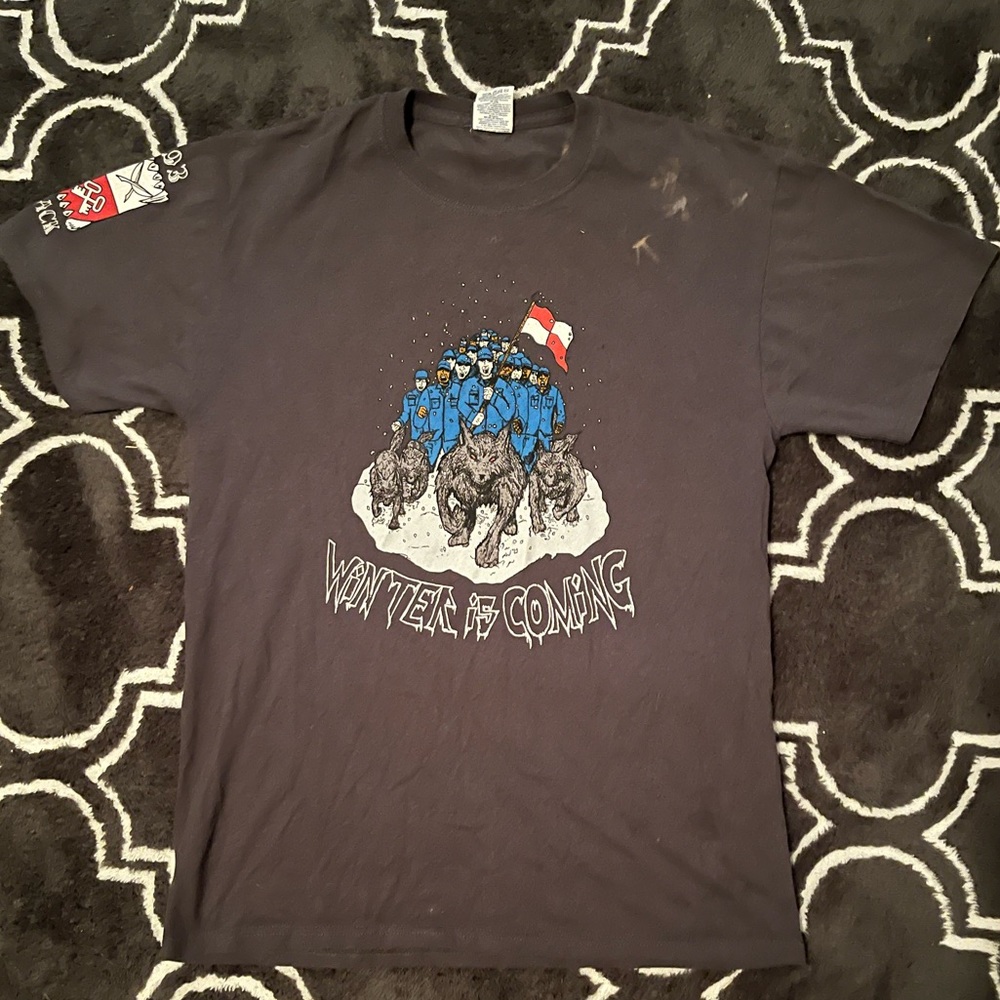 dope 2000s graphic jerzees tee shirt